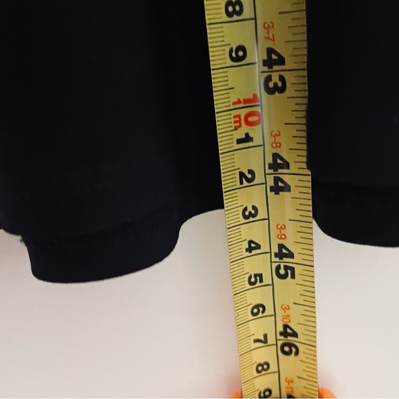 Evan Picone black ruched swing dress - Picture 7 of 8